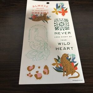 the happy planner jungle sticker sheet